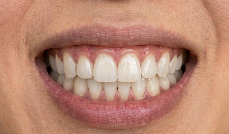 Before teeth whitening at Aurea Dental, Shah Alam